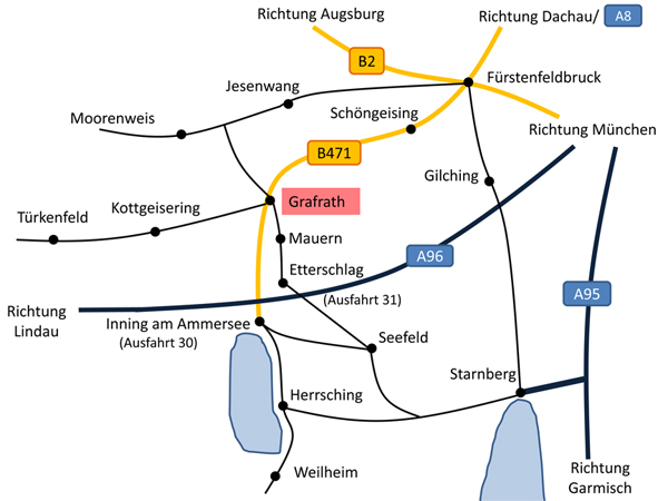 nach Grafrath nach Grafrath